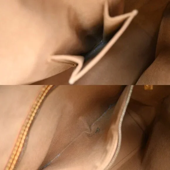 LOUIS VUITTON Cabas Mezzo Shoulder Bag Monogram Leather Brown M51151 34EG306 - Picture 16 of 16